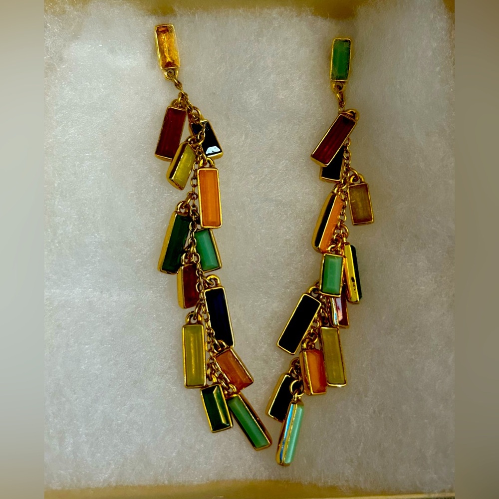 Kate Spade Linear Multicolored Post Earrings - image 1